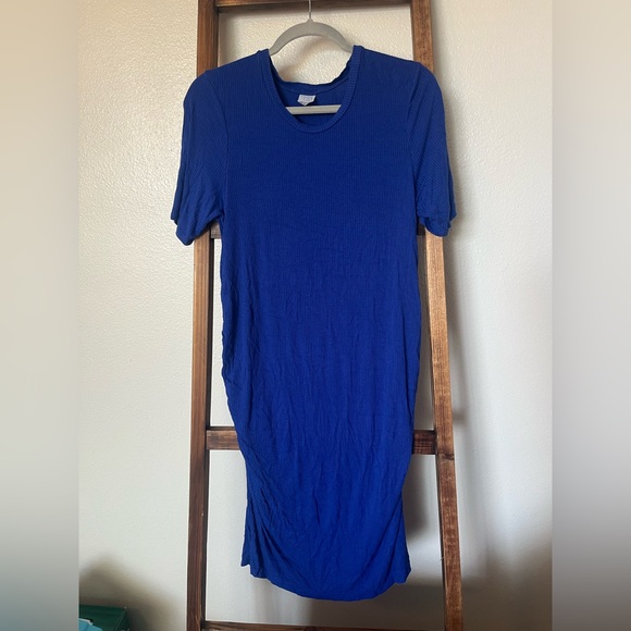 Time and Tru Cobalt Blue Casual Dress - Picture 1 of 3